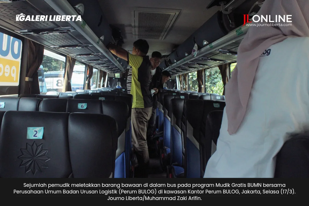 Foto: Mudik Gratis BUMN Bersama BULOG 2026, Berangkatkan 706 Pemudik 3